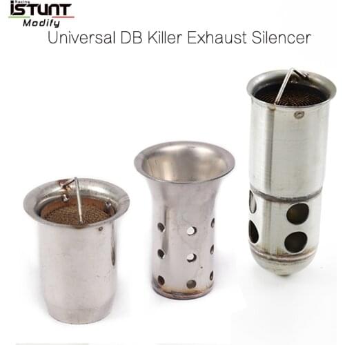 51mm 60mm Universal Motorcycle Exhaust Escape Modified DB Killer Silencer Reduce Noise For Kawasaki BMW Yamaha Honda Suzuki