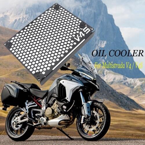 High Quality New Motorcycle Accessories Oil Cooler Radiator Guard For Ducati Multistrada V4 V4 S V4S