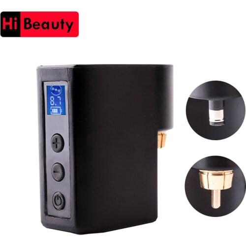 1PC Portable Mini Wireless Tattoo Power Bank Supply For Rocket Rotary Tattoo Pen DC RCA Socket Rechargeable Tattoo Power Supply