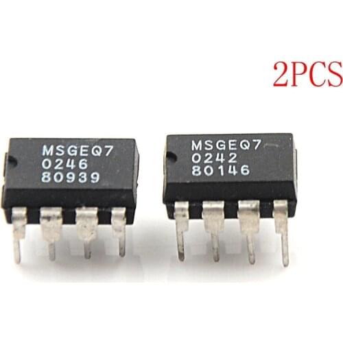 2PCS MSGEQ7 MSGE07 MIXED Band Graphic Equalizer IC DIP-8pin