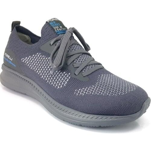 2021 Trend Yeni Sezon Model Keten Tekstil Ayakkabı İle Kişiye Özel ve Rahat Füme Forelli Hazar Günlük Anatomik Erkek Ayakkabı