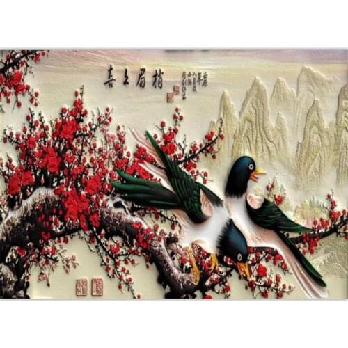 Beibehang 3d wallpaper murals custom home decor living room bedroom high-end flowers open rich fashion background wall painting