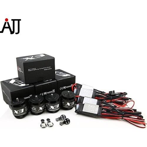 4sets RCTimer Trooper Q700 Skyhero Spyder Power System w/ X3 470KV Motors / T40A ESC / 13x6.5'' Carbon Fiber Propellers Combo