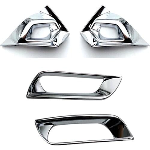 ABS Chrome For Nissan Note E13 2021 2022 Car Accessories Front Rear Fog Light Lamp Cover Trim Molding Bezel Garnish