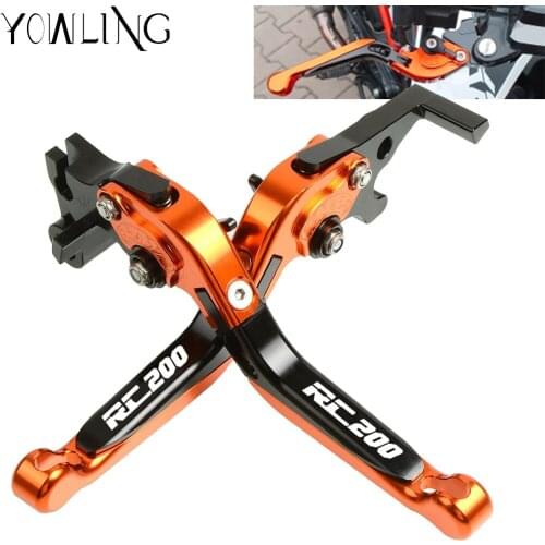 FOR RC200 RC 200 2014 2015 2016 2017 2018 Motorbike brakes Adjustable EXtendable Foldable Levers Custom Brake Clutch Lever