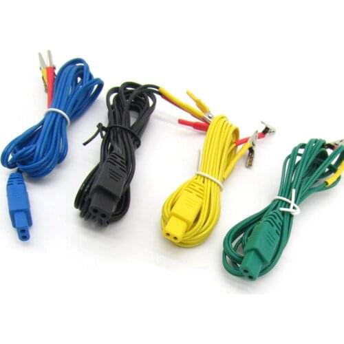 6pcs/lot Therapy cable parts for KWD-808I KWD808 I KWD-808 I KWD 808 I KWD808-I nerve muscle stimulator Machine