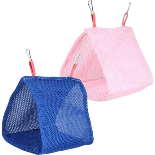 Hamster House Cage Summer Breathable Mesh Pet Bird Parrot Nest Hammock Bed Hamster House Cage Toy Cute Animal Cages Tools