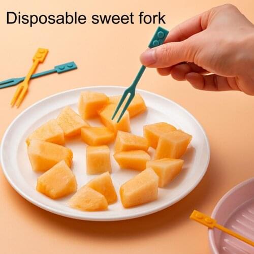 Colorful No Odor Dessert Fruit Salad Fork for Indoor Fruit Fork Colorful No Odor Dessert Fruit Salad Fork for Indoor