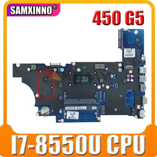 L00825-001 DA0X8CMB6E0 For HP ProBook 450 G5 with i7-8550U L00825-601 Laptop Motherboard Tested