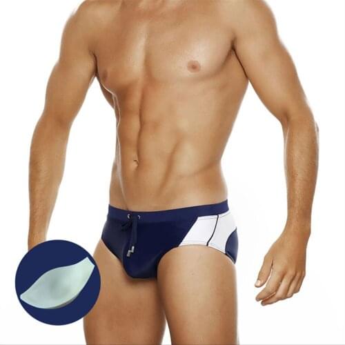 2021 mens swimming trunks low belt pad sexy mens briefs summer fashion new mens swimwear surf beach