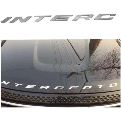 ABS Plastic Interc-eptor Emblems Stickers Badges