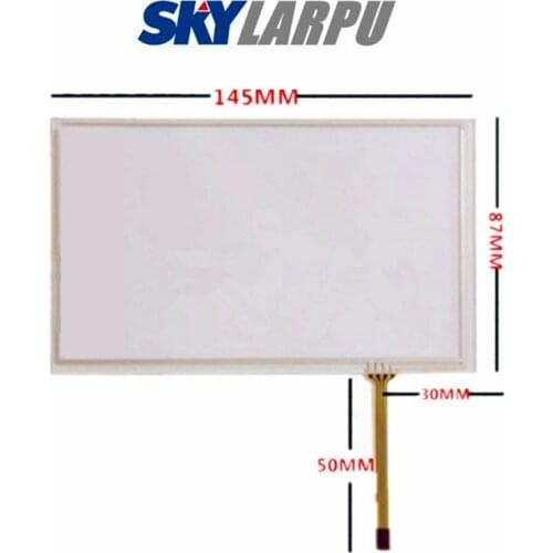New 6'' Inch 145*87mm Digitizer Touchscreen for TM060RDH01 GPS Navigation Touch Screen Panel Glass Free Shipping
