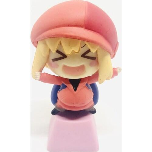 Personalized cartoon small buried keycaps transparent yellow single custom anime PBT cute mechanical keyboard keycap Accessories