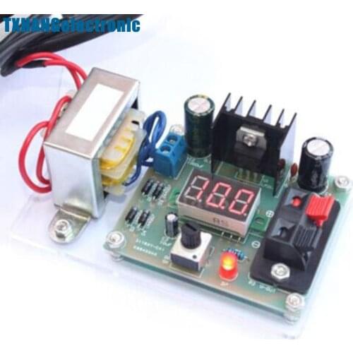 Continuously Adjustable Regulated DC Power Supply DIY Kit LM317 1.25-12V diy electronics