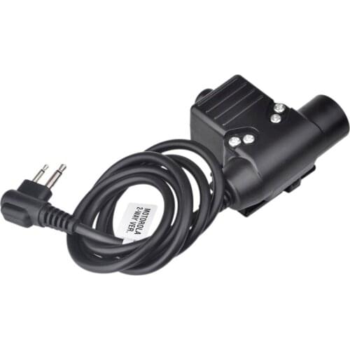 Z Tactical Headphone U94 PTT for KENWOOD Plug Walkie Talkie BaoFeng UV-82 Radio Headset PTT U94 Z113