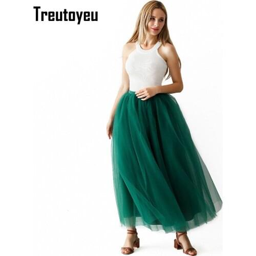 Treutoyeu Women's Fluffy Skirts