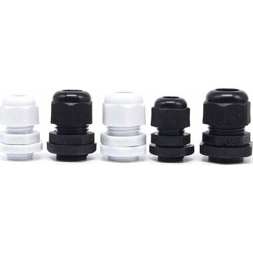10PC IP68 nylon waterproof cable gland PG36/PG42/PG48 high quality PA material