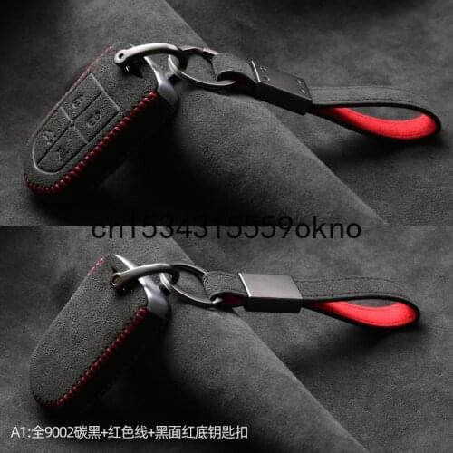 Key Bag For BORGWARD BX7 BX5 Key Case Cover Ring Alcantara Accessories