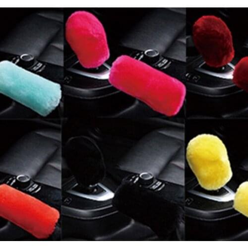 Car plush gear cover hand brake cover for Land Rover Range Rover/Evoque/Freelander/Discovery