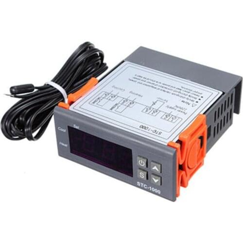 KSOL 220V Digital STC-1000 Temperature Controller Thermostat Regulator+Sensor Probe