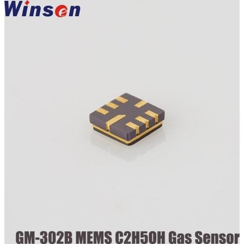 10pcs Winsen GM-302B MEMS C2H5OH Alcohol Gas Sensor Low Power Consumption 1-500ppm Ethanol Vapor Detection Small Sizes