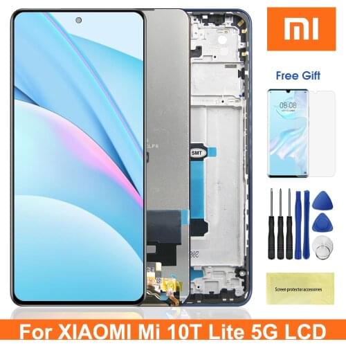 6.67'' Original Lcd Display For Xiaomi Mi 10 T Lite 5G Display Touch Screen Digitizer Assembly For Mi 10T Lite 5G M2007J17G