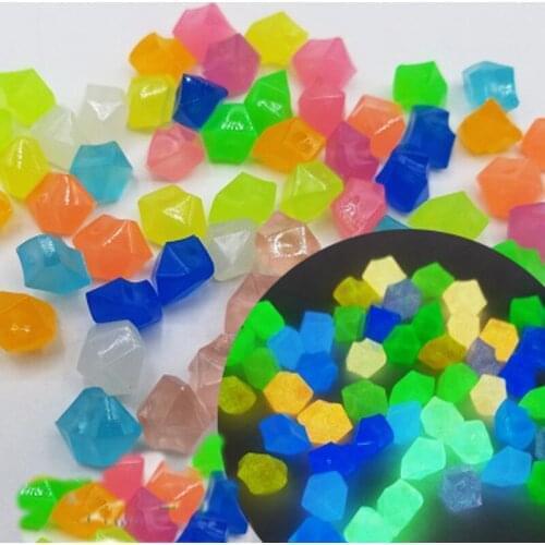200PCS/Lot Luminous Pawn Chessman Game Pieces For Board Games Accessories Multi Colors Irregular Stone For Token Board Game