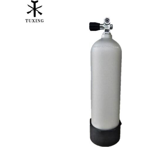6L 3000PSI 200Bar Gas Cylinder Diving Cylinders Aluminum Alloy High-pressure Oxygen Tanks Sandblasted Compressed Air Cylinders
