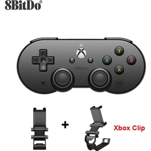 8BitDo SN30 Pro Bluetooth Game Controller Gamepad for Xbox Cloud Gaming on Android Mobile Phone Holder Clip for Xbox Controller