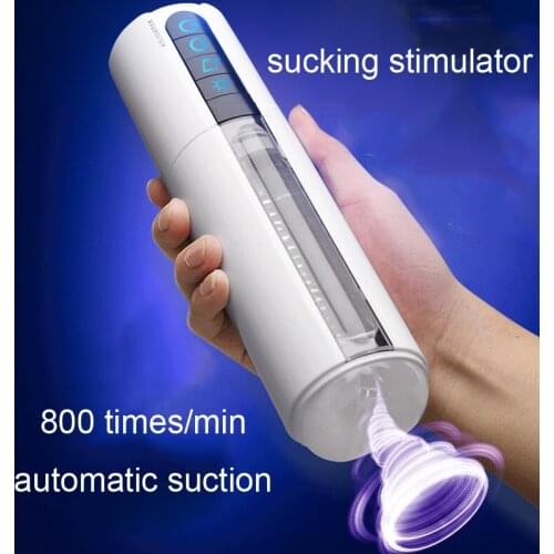 Automatic Air Sucking Oral Male Masturbator Heating Vibrating Artificial Vagina Real Pussy Adult Sex Toys for Men intimate goods