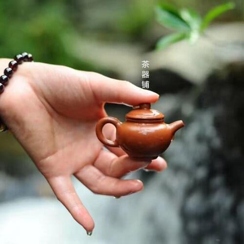 Tea Pet Furnishing Goods Can Raise Zisha Pot Small Fingertip Pot Tea Play Kung Fu Tea Set Decoration Home Decor Mini Tea Set