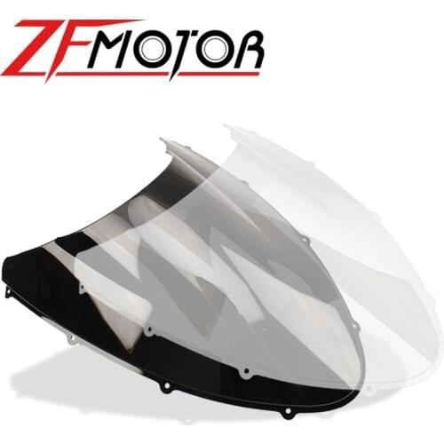 New Black Motorcycle Windshield Windscreen Double Bubble For DUCATI 848 1098 1198