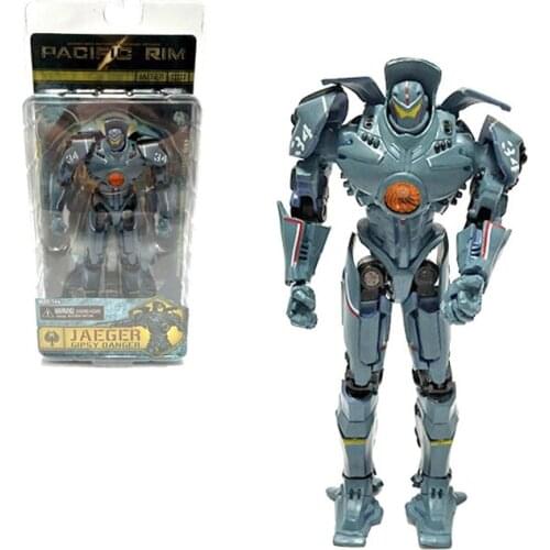 In Stock Pacific Rim Jaeger Gipsy Danger Mecha Robot Action Figures Movie Series 18Cm Pvc Model Collection Toys for Boys 31825