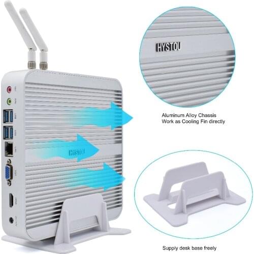 Cheapest Intel Core i3 6006U Fanless Mini PC i7 4500U Desktops Mini Computer Windows 10 Pro i5 5200U i5 4200U Minipc VGA HDMI