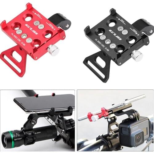 GUB G-99 Aluminum Mobile Phone Holder GOPRO Holder Sports Camera Stand Adjustable Headlight Torch Bracket 50-100mm For Cycling
