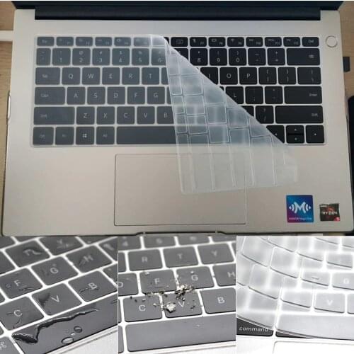 For Huawei MateBook D 14 D14 D15 X Pro 13.9 inch Silicone Keyboard Cover Honor MagicBook 14 15 Keyboard Protector Skin