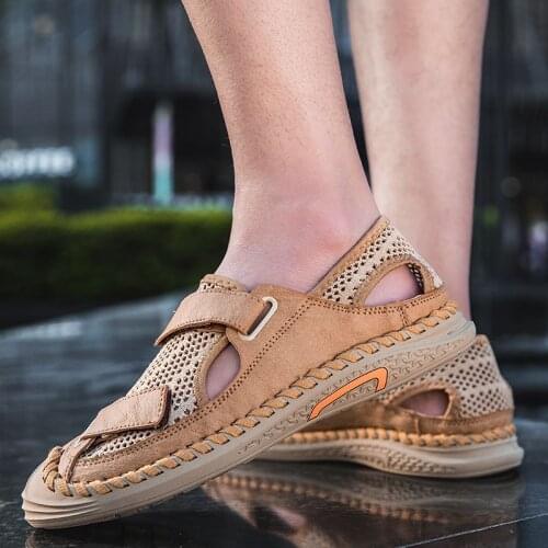 Net Buckle Shoes , Breathable Anti-slip Sandals , Outdoor Sports Wading Shoes , Big Sig Sig Size 38-47