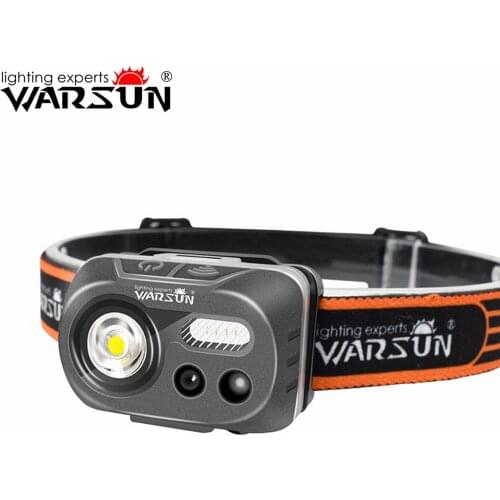 Warsun W08 High Quality Usb Rechargeable Husky Headlamp 800 Lumens LED Waterproof Fishling Light with Strap
