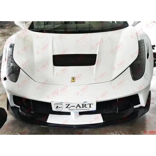 Z-ART wide body kit for 458 PD body kit front bumper +rear bumper +side skirts+rear spoiler