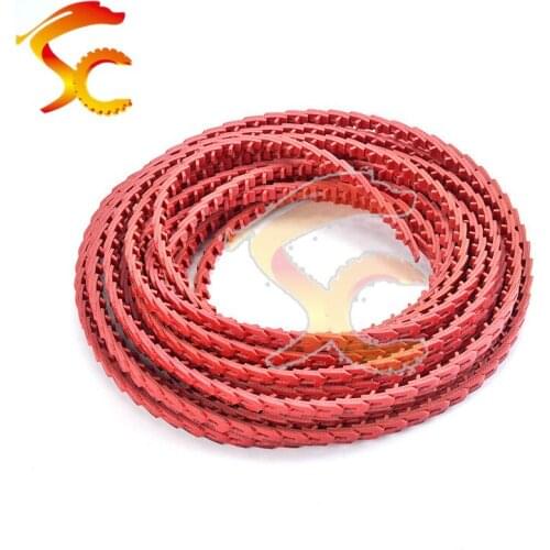 1meters without the Nail A Width 13mm color red polyurethane v-belt Free Shipping