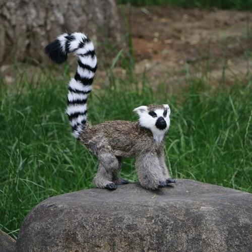 32*22*7cm,Simulation Long-tail monkey, Artificial Lemur creative gifts for wedding birthday party home decoration, Easter gifts