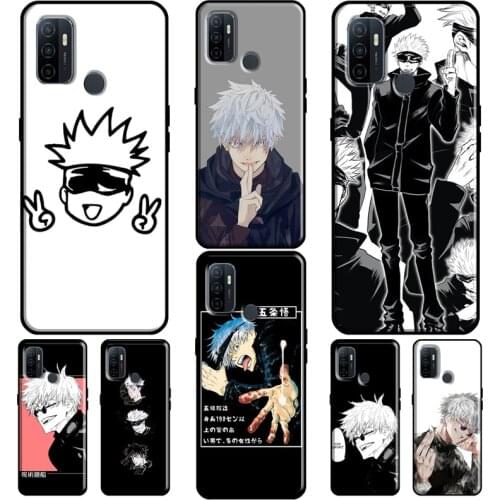 Anime Jujutsu Kaisen Satoru Gojo For OPPO A53 A31 A5 A9 2020 A1K A3S A5S A15 A52 A72 A91 F5 F7 Reno 4 Pro 2Z Phone Case