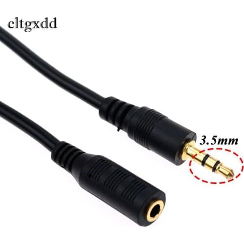 Cltgxdd 3.5mm Audio Extension Cable Male to Female Aux Cable 3 Poles Headphone Extension Cable for Phone Computer