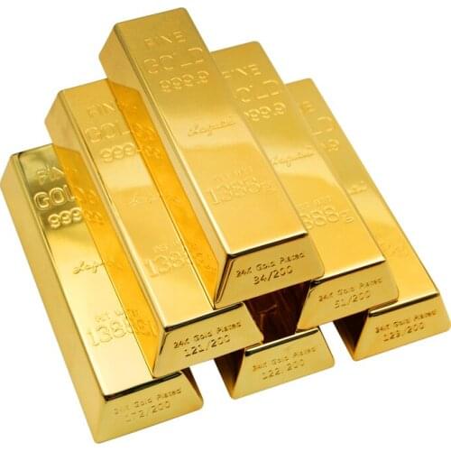 Noble 24K Gold-Plated 1 Set 1 Ash Slot Square Ashtray Cigar Cigarette Tray Travel Cigar Smoking Tool Accessories For COHIBA