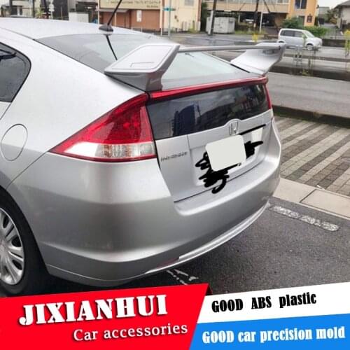 For HONDA Insight Spoiler 2009-2013 HONDA Insight FD2 Spoiler ABS plastic Material Car Rear Wing Color Rear Spoiler