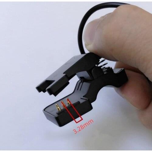 Charger Charging Cable 2 Pin 4mm 5.5mm 3 Pin 6mm Smartband Charge for Universal Multifunctional Power Smart Watch Charger Black