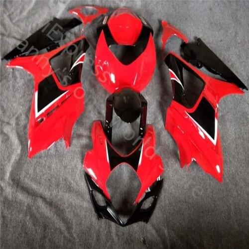 Fit red black Injection Fairing Kits For Suzuki GSXR1000 K7 07-08 2007 2008 GSXR 1000 K7 07 08 i GSXR 1000 K7 Fairing