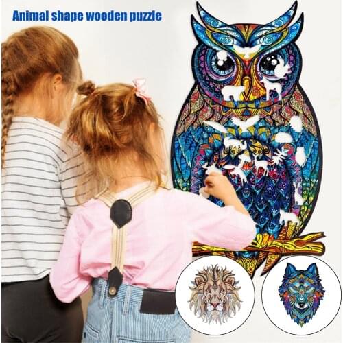 Children DIY PVC Best Gift PVC Jigsaw Puzzles For Adults Unique Shape Jigsaw Pieces for Kids Best Christmas Gift Puzzle