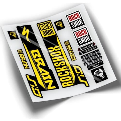 STICKERS clevis Rod BICILECTA ROCKSHOX BRAIN 2020 WP399