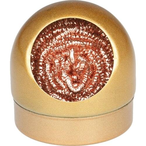 Stainless Steel Soldering Tip Cleaner Wire-Type Soldering Iron Tip Cleaner Solder Tip Cleaning Wire Sponge with Holder